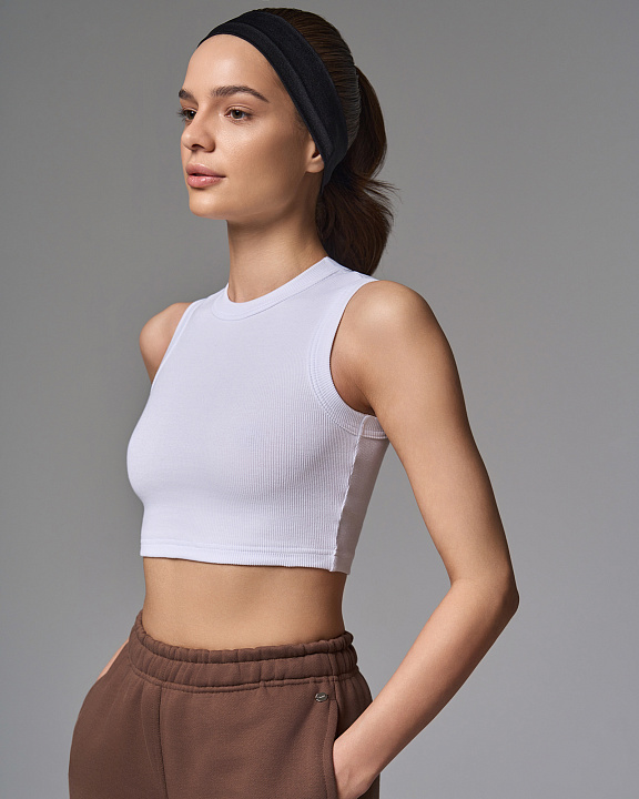 Майка укороченная "Rib"